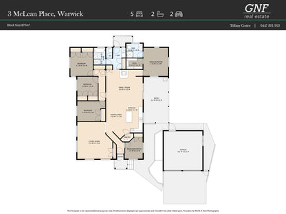 5 bedroom brick home